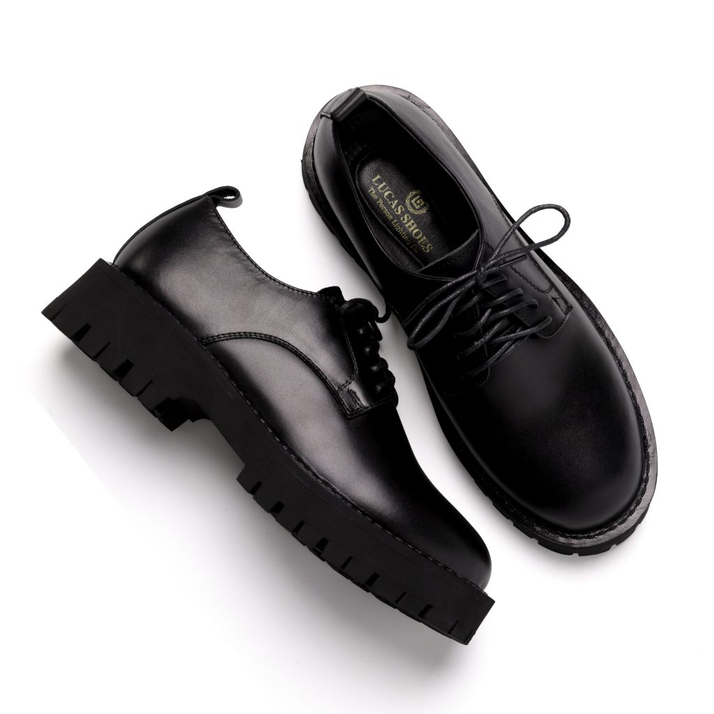 giày tây nam đế cao Chunky Derby Lucas Shoes