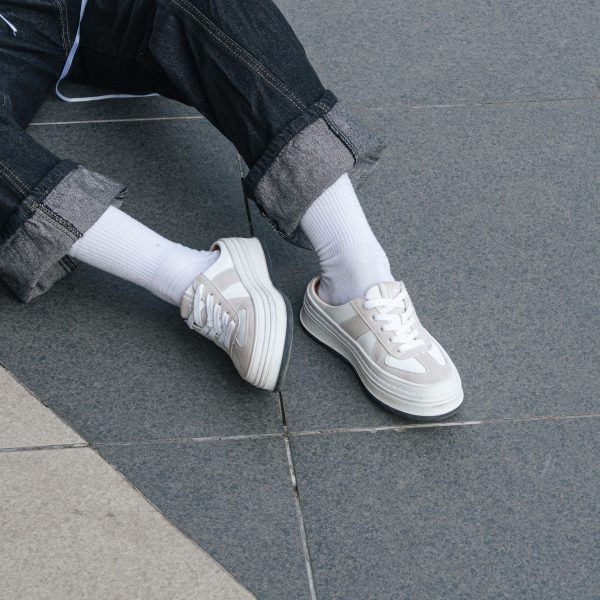giày sục GAT Slip-on white