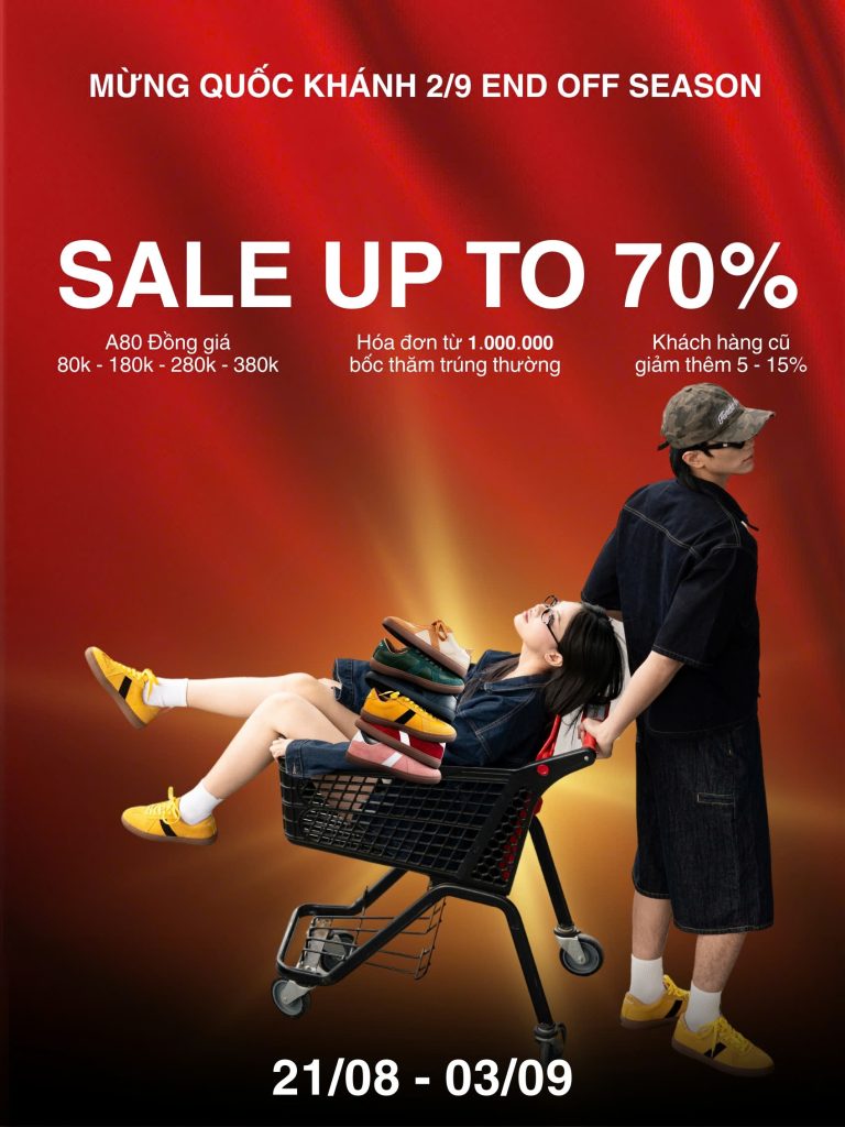 Sale Quốc Khánh 2/9 Lucas Shoes