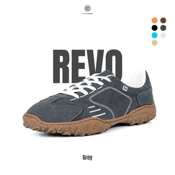 Giày thể thao Lucas REVO Grey Sneaker